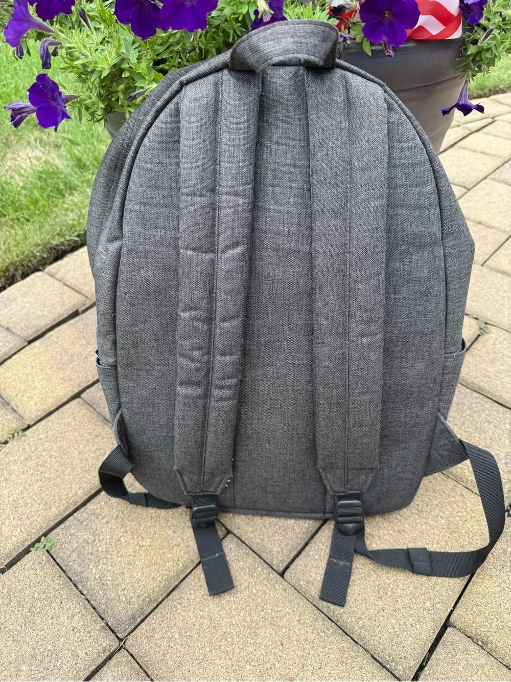 Herschel Supply Company Gray Backpack with Red Trim